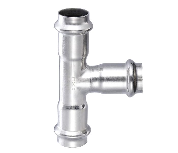 中欧体育双卡压三通管件