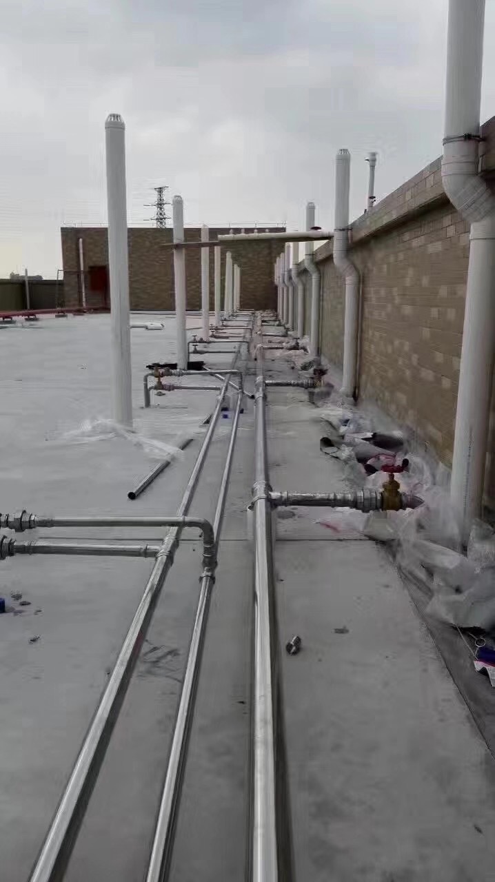 中欧体育水管工程案例